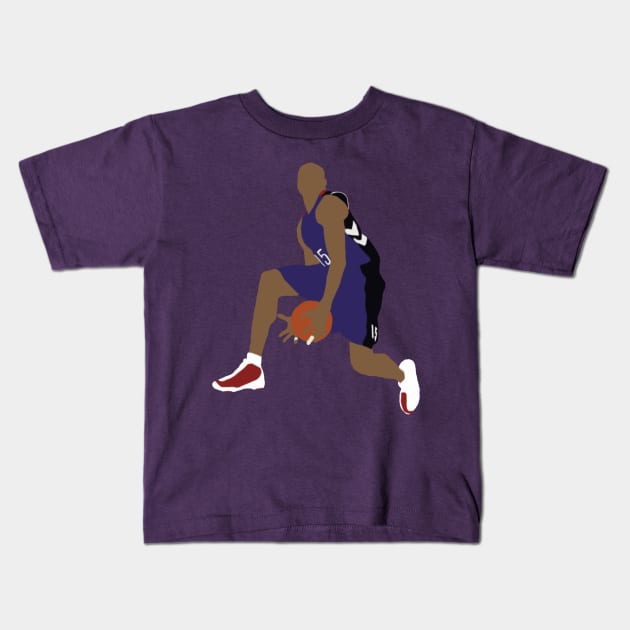 Vince Carter Through The Legs Dunk Kids T-Shirt by xRatTrapTeesx